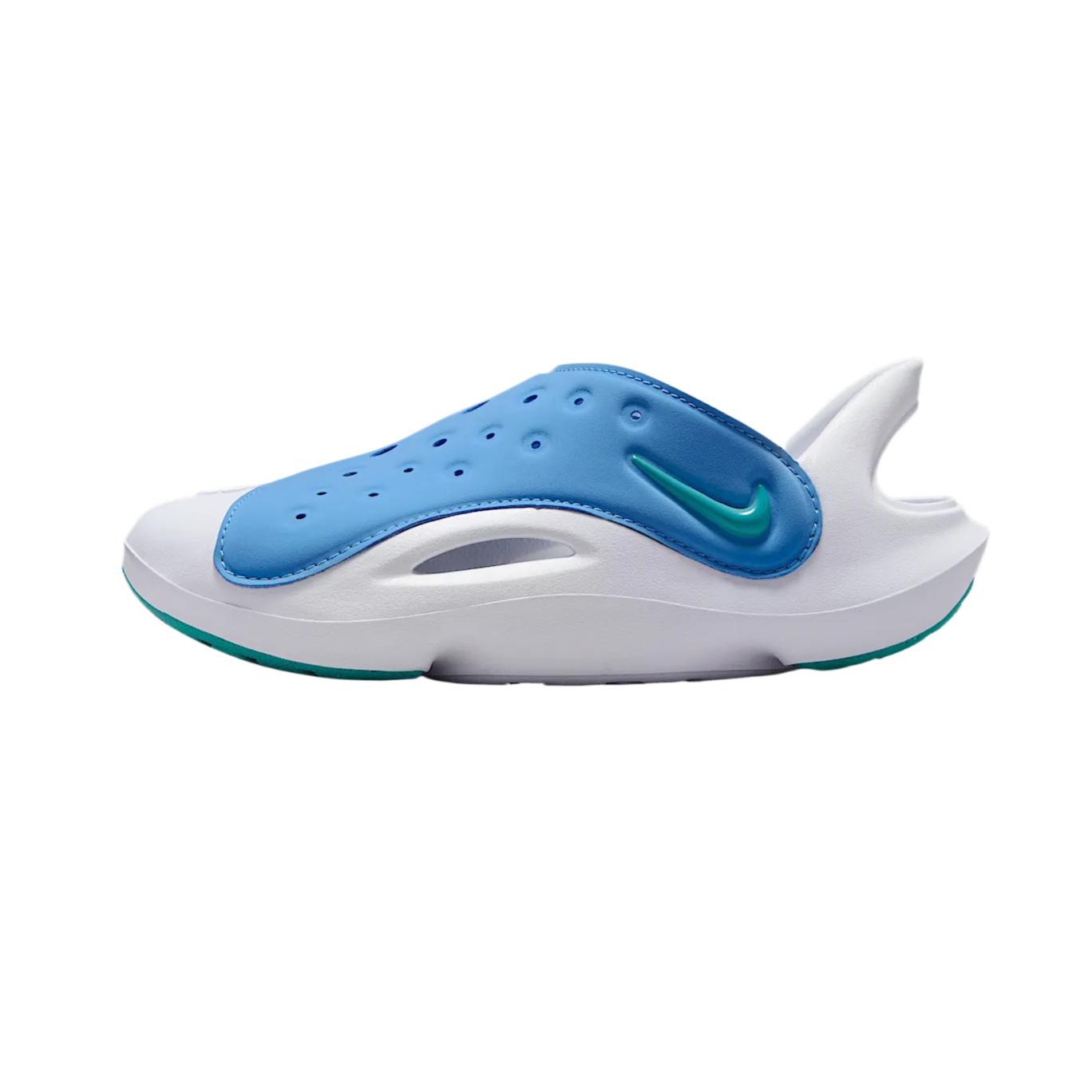 

Nike Сандалии Aqua Swoosh PS Blue Beyond Kids Кроссовки белые Dusty-Cactus FN0876-400 31