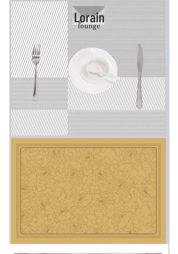 Disposable Wash-Free Paper Dining Table Mat for Restaurants and Cafes