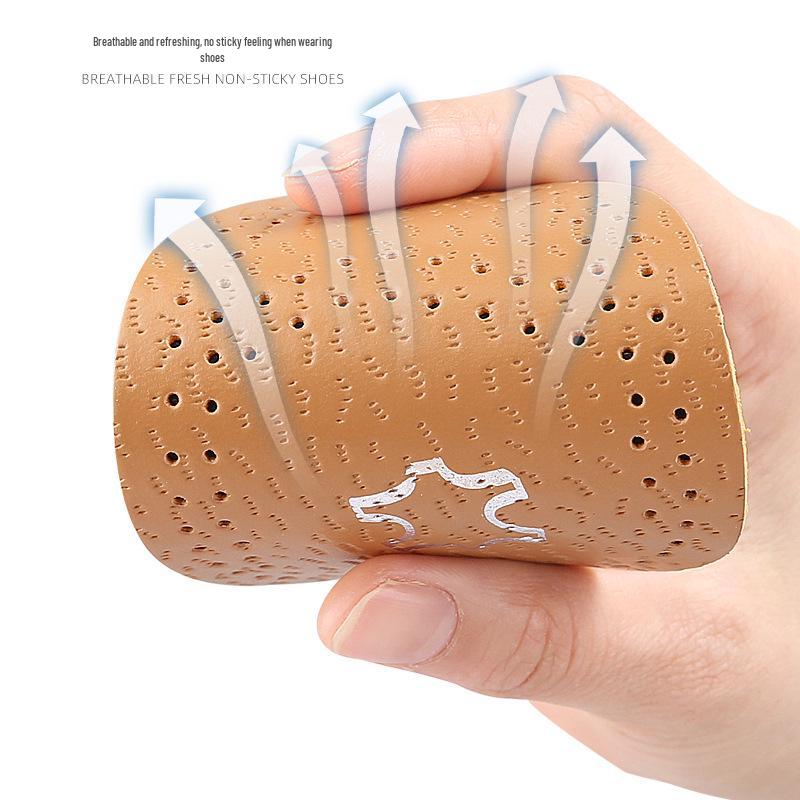 Latex Leather Anti-wear High Heel Forefoot Pad - Non-slip, Size Adjustable, Sweat-wicking, and Breathable.