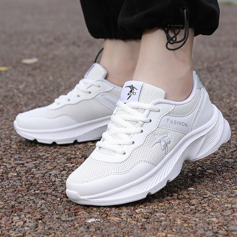 Joni Danlai brand sports shoes spring and autumn soft sole lightweight soft sole running shoes mesh casual travel shoes 35