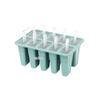Popsicle Molds Silicone 10 Cavity Popsicle Trays Freezer,Homemade Ice Cream Molds,Large Ice Pop Maker,Reusable Ice Lolly Mould