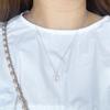 Elegant Square Cut Sparkling Pendant Necklace for Women Dainty Halo Design Everyday Party Jewelry Gift for Her