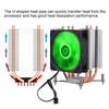 4 Heat Pipe CPU Fan Cooler Heat Sink   With Screw (Red Light  Small Screw+Backboard)