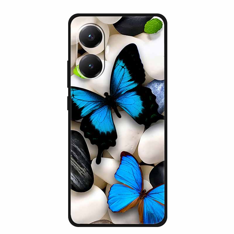 For Xiaomi POCO F7 Case Colorful Printed Cute Fashion TPU Silicone Soft Cover for POCOF7 F 7 Phone Cases Cartoon Shell Butterfly