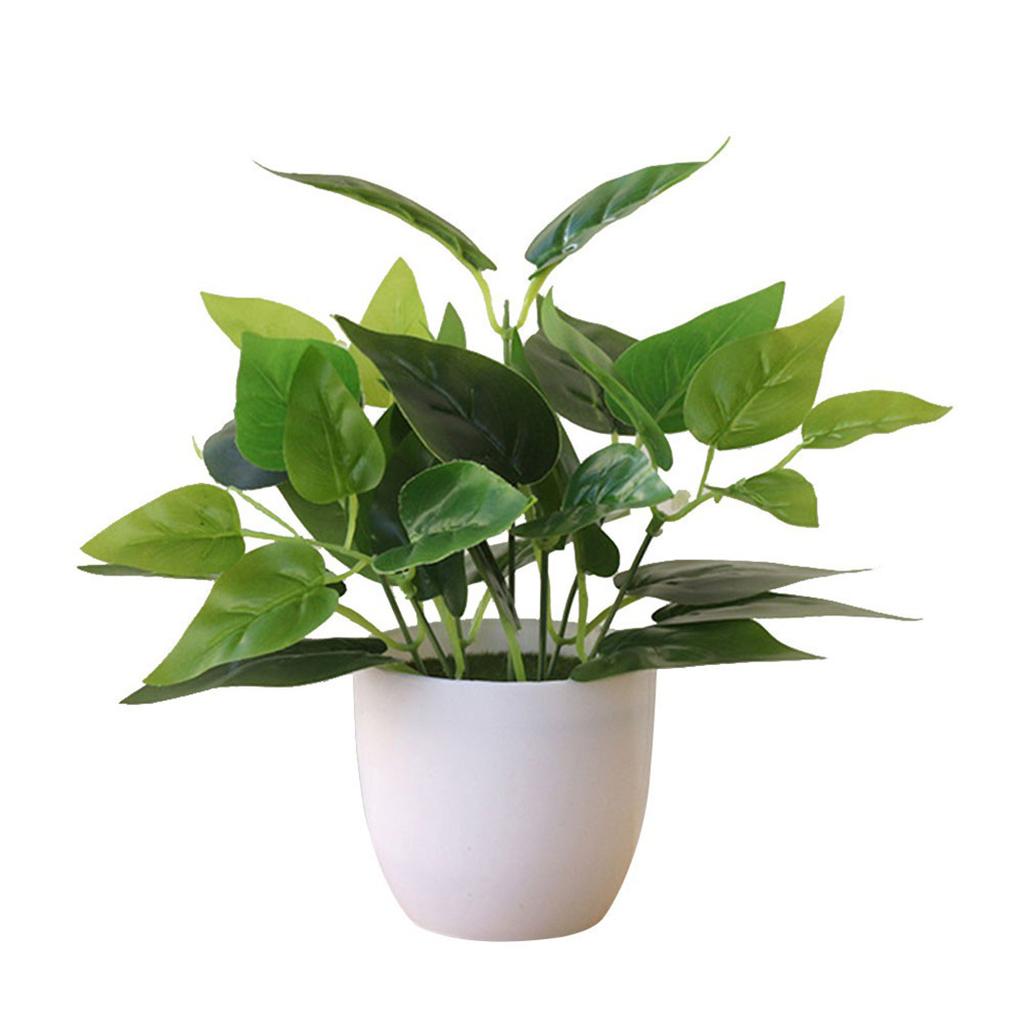 Desktop Artificial Bonsai Plant with Pot Plastic Foliage for Long-Lasting Home Restaurant Hotel and Shop Decor