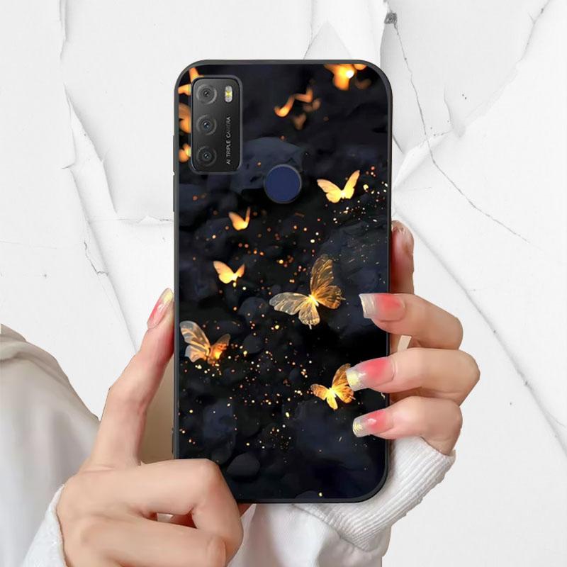 For Alcatel 1S 2021 Case 6025H 6025D Fashion Silicone Soft TPU Phone Cover For Alcatel 1 S 2021 1S(2021) Case Funda Coque Bumper