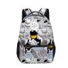 Cartoon Kpop Youthful Harajuku School Bags Unisex Gubby Plush Travel Bags 3D Print Oxford Waterproof Notebook Shoulder Backpacks