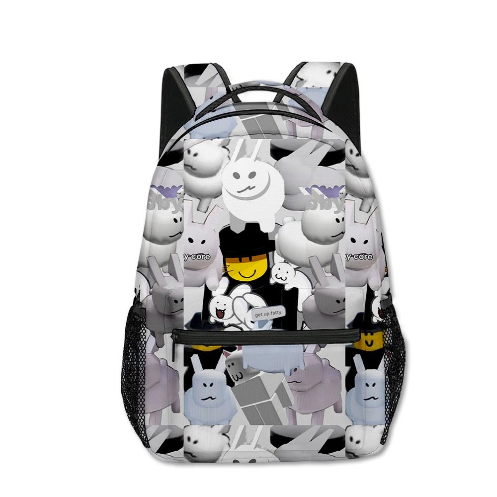 Cartoon Kpop Youthful Harajuku School Bags Unisex Gubby Plush Travel Bags 3D Print Oxford Waterproof Notebook Shoulder Backpacks