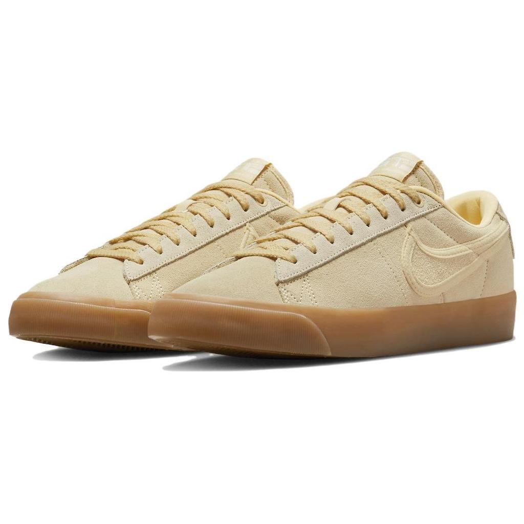 Nike Blazer Low Pro GT Premium SB Pale Vanilla Gum Unisex Sneakers Tan Summit-White FN7404-200