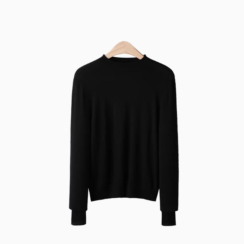 Firstview Women's Soft Mock Neck Long Sleeve Wool Sweater FV24D1203