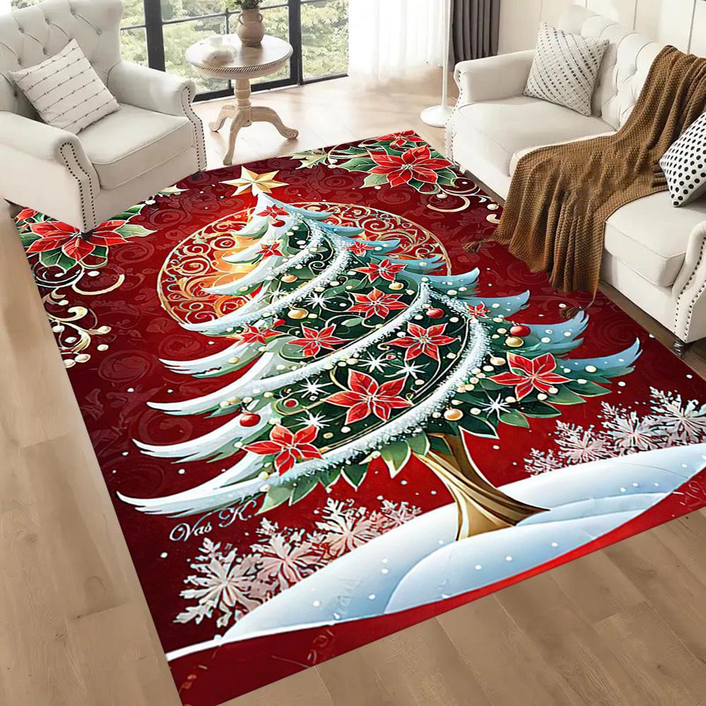 Christmas 202 Area Rug Perfect for Hallway Dormitory Dining Room Outdoor Antislip Carpet Office home decor Spiritual Gift