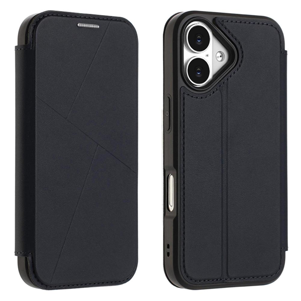 For iPhone 17 Case Magnetic Closure Card Slot Leather Flip Phone Cover