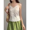 Korean French Lace V-Neck Waist Suspender Women's Guangzhou Thirteen Lines Summer Top BG