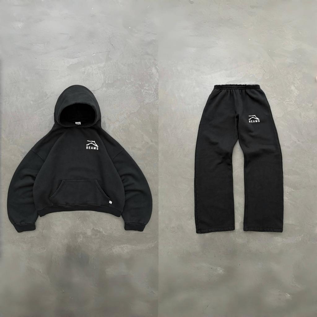 GLYDE Casual Sweatshirt Suit Men Clothing Sweatpants Daily Tricolor Hoodies High Quality Sports Tracksuit Hoodie Jogger Two Piece Set