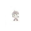 Ki-Sign - Transfert thermocollant clou et strass Manga Rose 9x6 cm