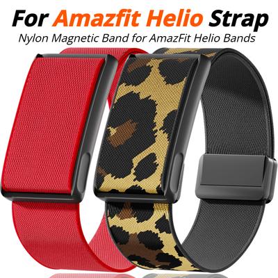 Correa de Nylon para AmazFit Helio Correas Deportivas Rastreador de Fitness Reemplazo Banda Elástica Ajustable para Correas Amazfit Helio Strap Pro