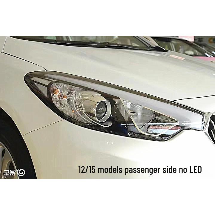 Compatible with Kia K3 Headlight Assembly 2012/2016/2019 Models, Front Lighting, New/Old Models, LED Fog Tail Lights, Grille. Single pack