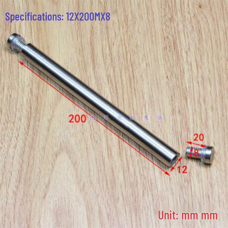 Stainless Steel Double-Head Advertising Glass & Acrylic Support Screws