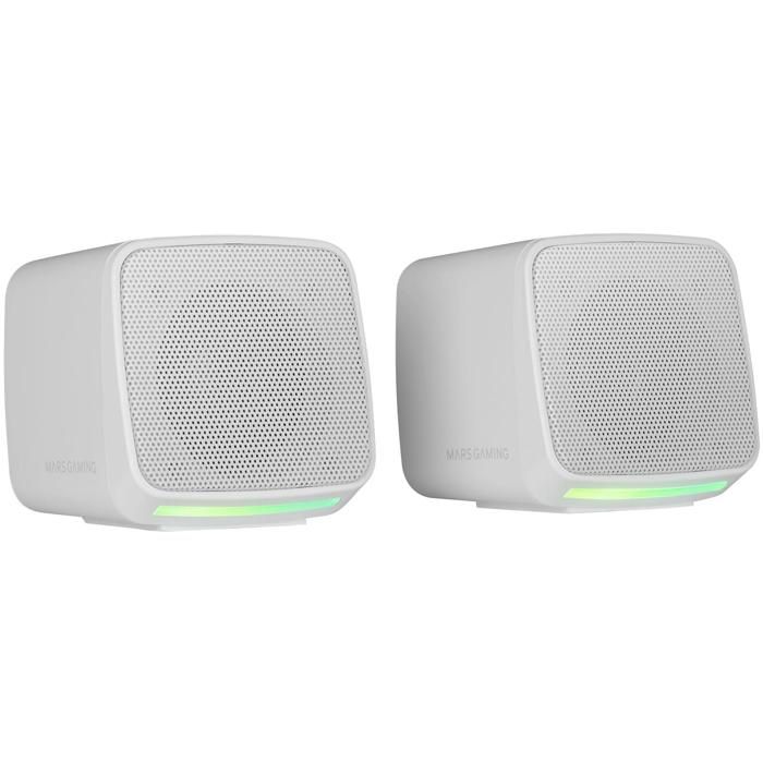 Enceintes compactes - mars gaming - ms-pro - 10w - rgb flow - jack 3.5mm