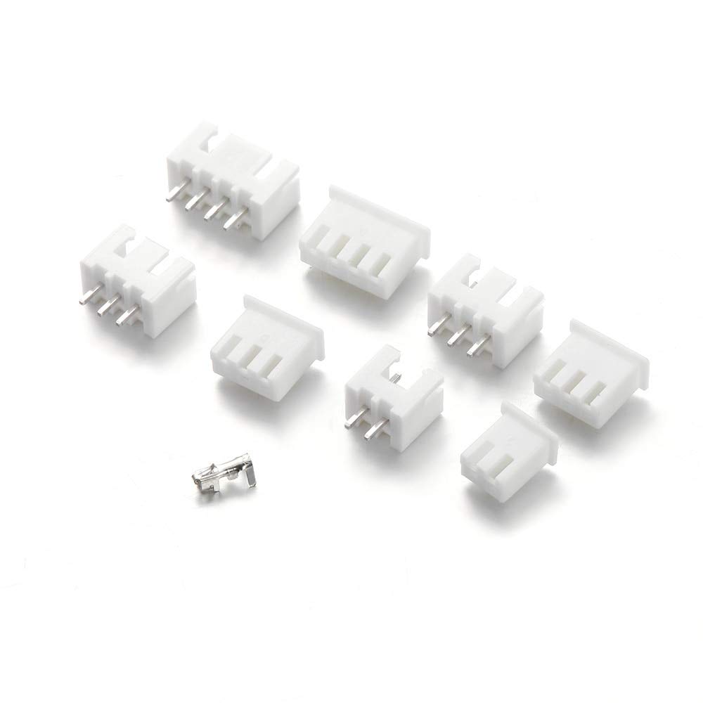 230pcs XH2.54 2p 3p 4p 5 Pin 2.54mm Pitch Terminal Kit / Housing / Pin Header JST Connector Wire Connectors Adaptor XH DIY Kits