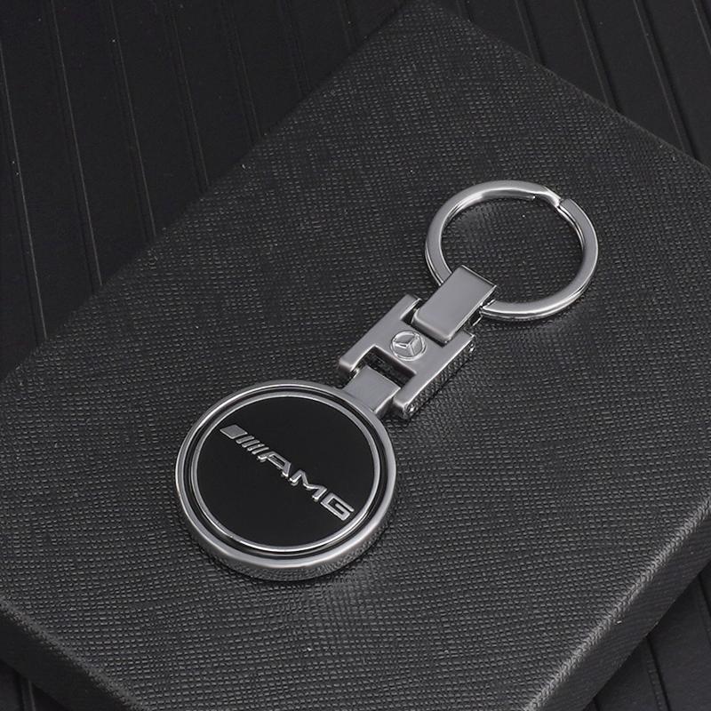 Portachiavi in Metallo Portachiavi Ciondolo per Mercedes Benz W124 W140 W163 W202 W203 W204 W210 W211 W212 C180 CLA CLK CLS Accessori ZB6