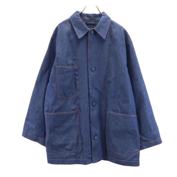 Skjønnhetsprodukter WESTOVERALLS Laget i Japan Reversibel Denimkåpe Herre Brukt