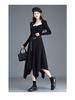 Autumn/Winter 2025 High-Waisted Wool Midi Skirt: Fashionable & Elegant Women's Wear