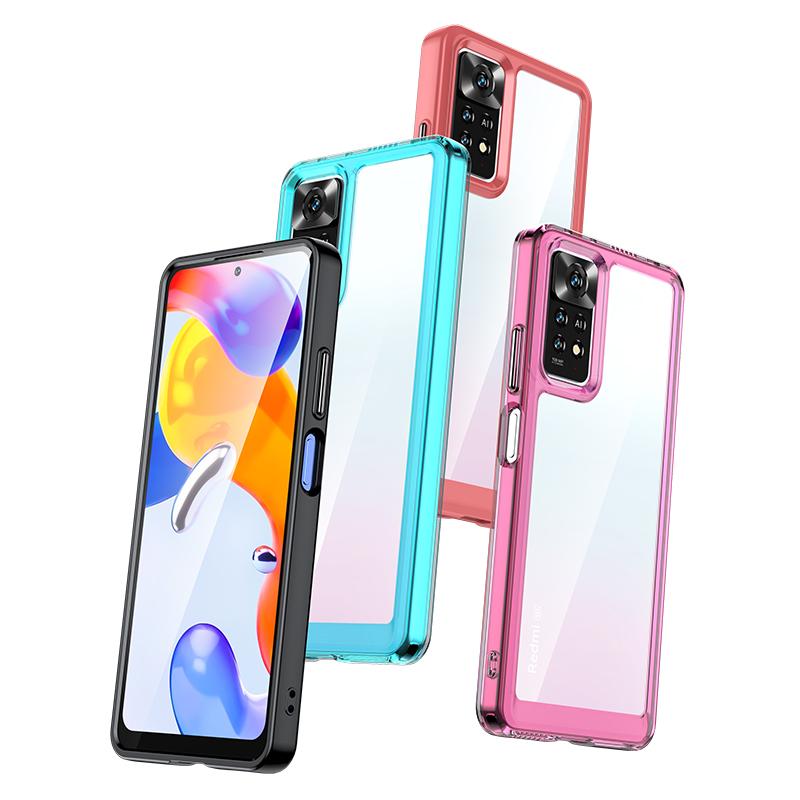 Husă acrilică transparentă pentru Xiaomi Redmi Note 11 Pro 5g 11s 10a 9c 10c K40 K50 K40s Mi 12 12x Poco F4 C40 X4 Pro M4 F3