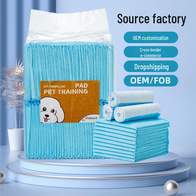 Absorbent Pet Diapers for Dogs, Puppies, Cats, Small Animals, and Deodorizing Disposable Pads