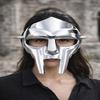 MF DOOM Inspired Gladiator Mask – Handmade Mirror Finish Metal Face Armor for Cosplay & Display