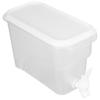 High Capacity Drinks Container with Sealing Cover Smooth Flow Dispensing for Iced Tea Lemonade Drink Dispensers for Fridge