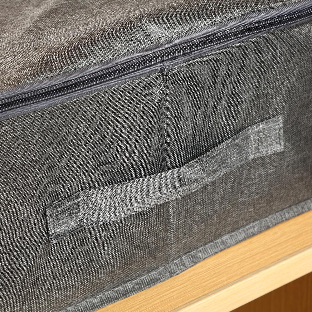 Kationische Faltbare Aufbewahrungsbox - Waschbar, Großes Fassungsvermögen für Kleidung und Steppdecken