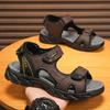 Men Trend Sandals Casual Large Size Sport Summer Shoes Outdoor Beach  Mens Leather Sandals