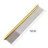 Light Aluminum Pet Comb 6 Colors Optional Professional Dog Grooming Comb Puppy Cleaning Hair Trimmer Brush Pet Accessories