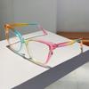 Women Vintage Glasses Stylish New Multi-color Rim Blue Light Blocking Decor Eyeglasses Trendy Brand Design Optical Frames