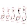 5pcs/ Texas Eye Finesse Jig Heads Wide Gap Hook for soft bait with big eyes Antihanging Bass Fishing Tackle Accessorize