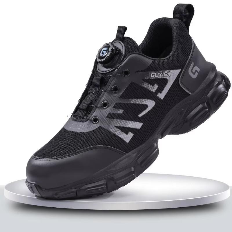 New Safety Boots Men Work Indestructible Shoes Sneakers Steel Toe Protective Boots Anti-Smash Anti-Puncture Work Safety Shoes