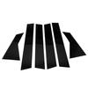 6Pcs Pillar Post Door Trim Black For Honda Civic Sedan -2025 Car Accessories