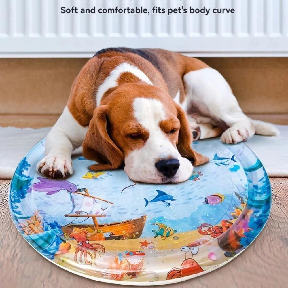 Thickened Water Play Pad Pet Water Mattress for Cat and Dog Pet Summer Cold Pad for Cooling Pet Supplies