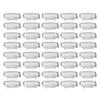 40pcs Wig Clip Set Stainless Steel DIY 9 Teeth Snap Comb Hair Extension Clips Accessories 1.3in Silver