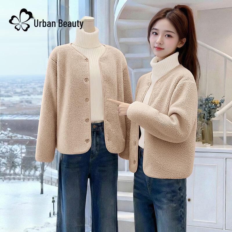 Women s Elegant Fleece Winter Jacket M