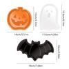 Ghost Pumpkin Bat Halloween Snack Tray Plastic Candy Serving Bowl PP Material Party Decor Fruit Dish Dessert Platter