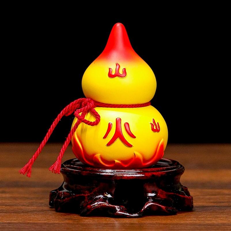 Bring Wealth and Luck Photo Props Yin Yang Feng Shui with Tassel Home Decor Housewarming Gift Gourd Crafts Hanging Ornament
