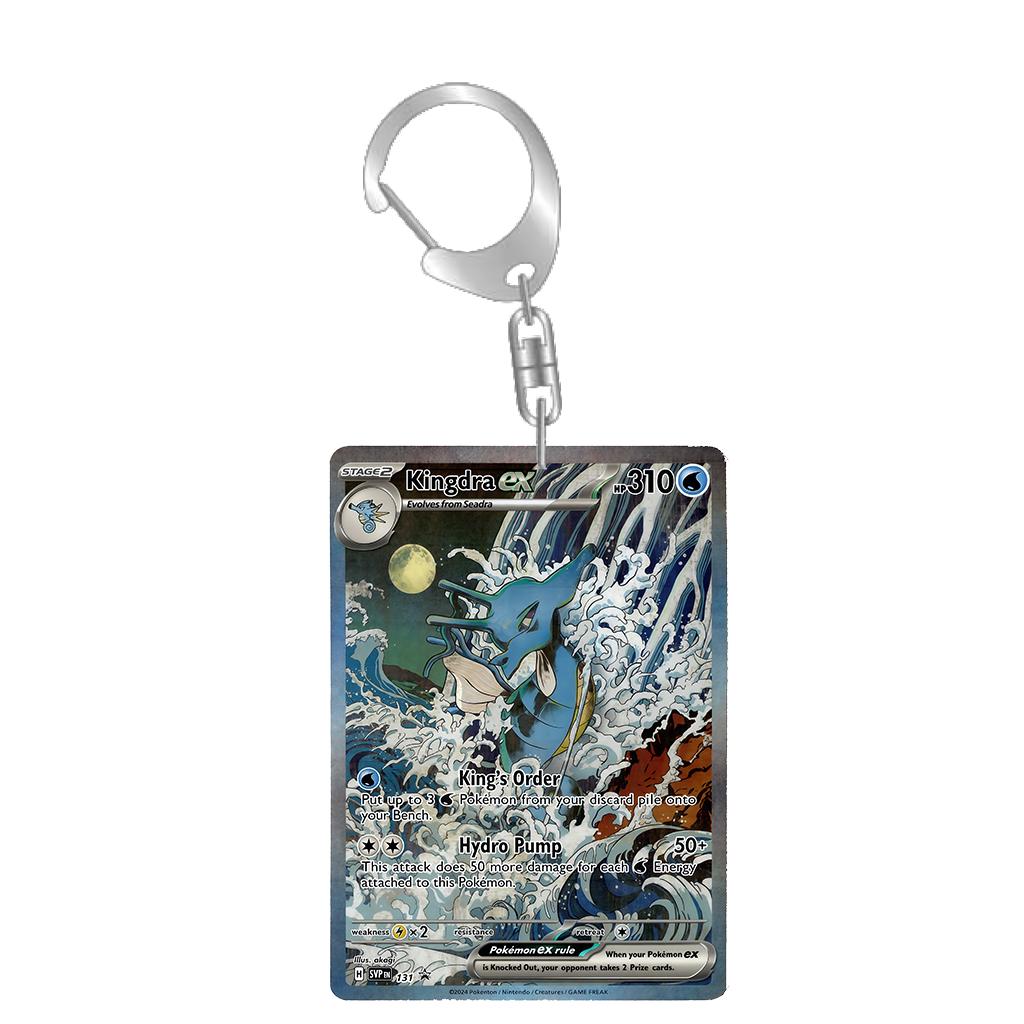 Anime Acrylic Keychain for Diancie Gardevoir Leafeon Milotic Eevee Evolutions Team Rocket Card Key Ring Self-Made Bag Pendant