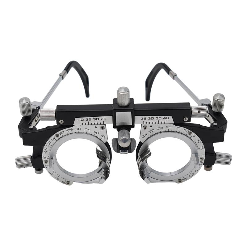 Lightweight Metal Or Plastic Trial Frame Trial Frame 15.50*6.00*3.50cm Lenses Can Be Rotated 32.5mm. Practical