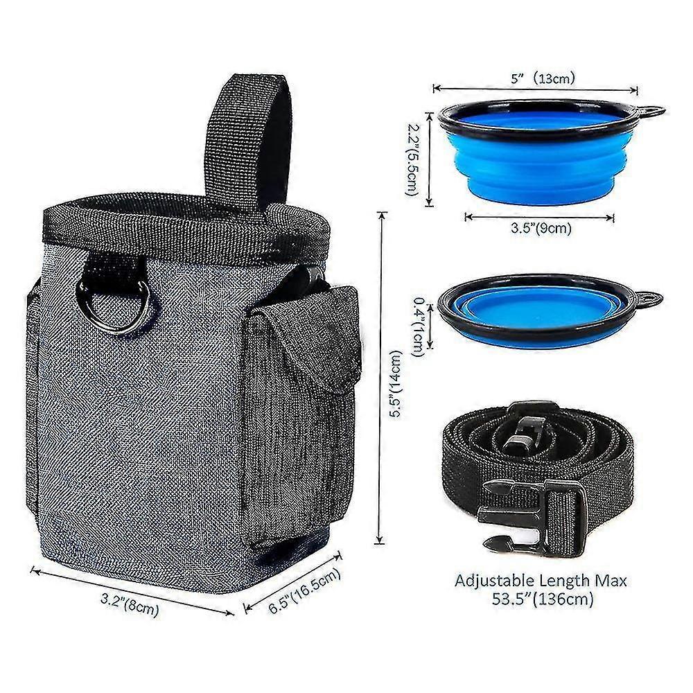 Training Bag, Suitable For Small To Large Dogs, 1 Pancake Blue