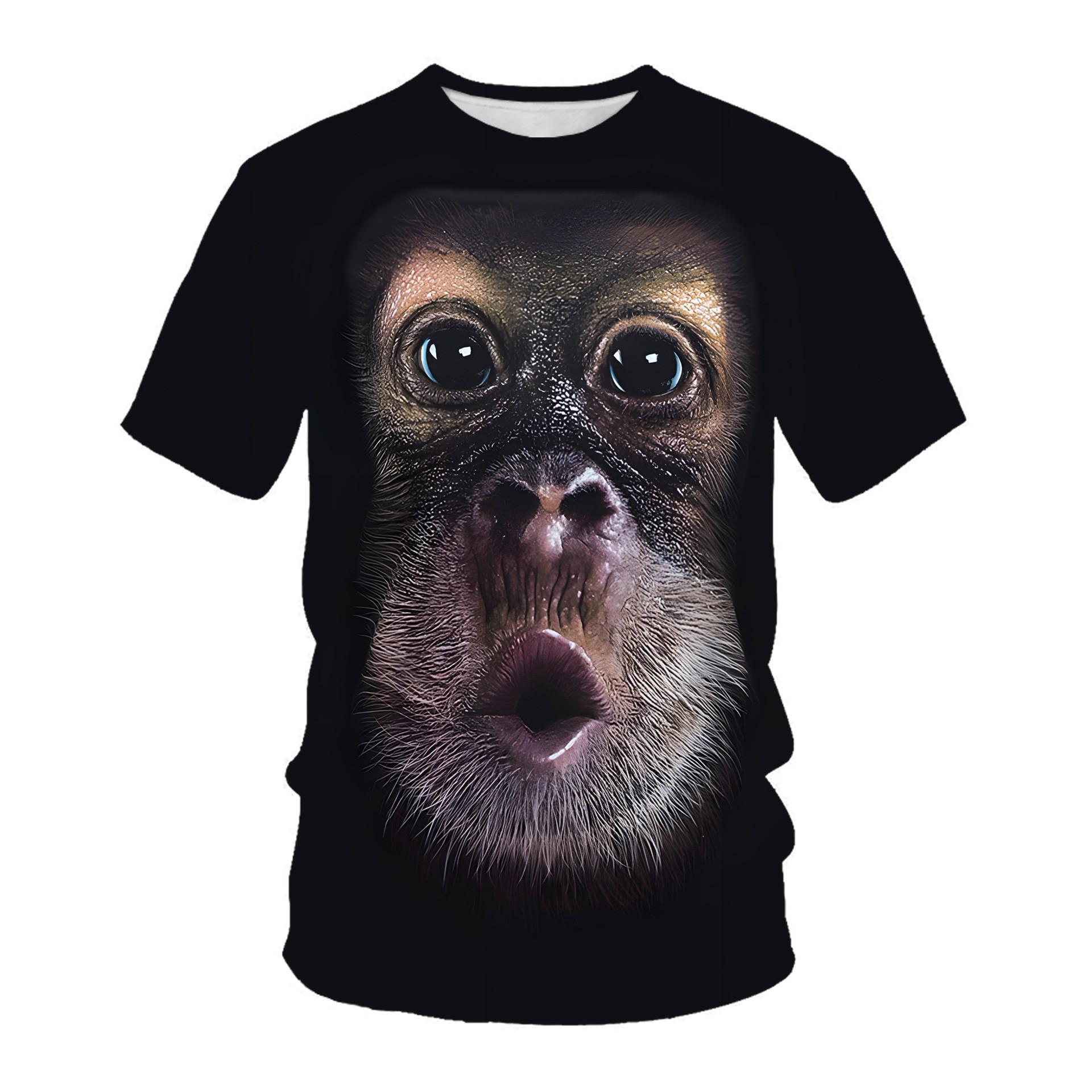 

Футболка мужская Trendy Monkey Orangutan с коротким рукавом и 3D-цифровой печатью