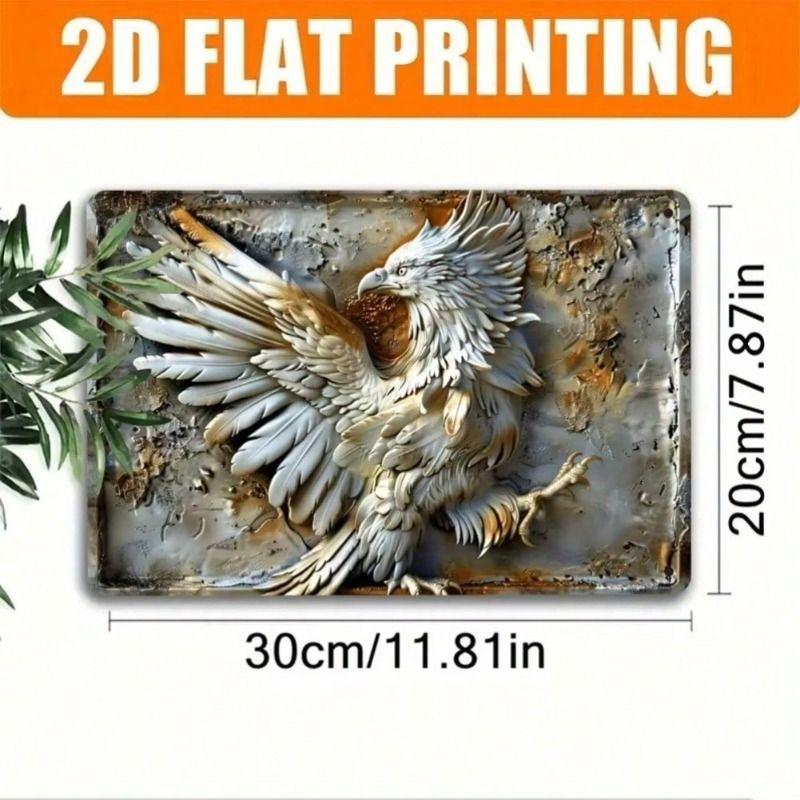 

Vintage Metal Tin Sign Art Retro Wall Decor for Living Room 20x30cm