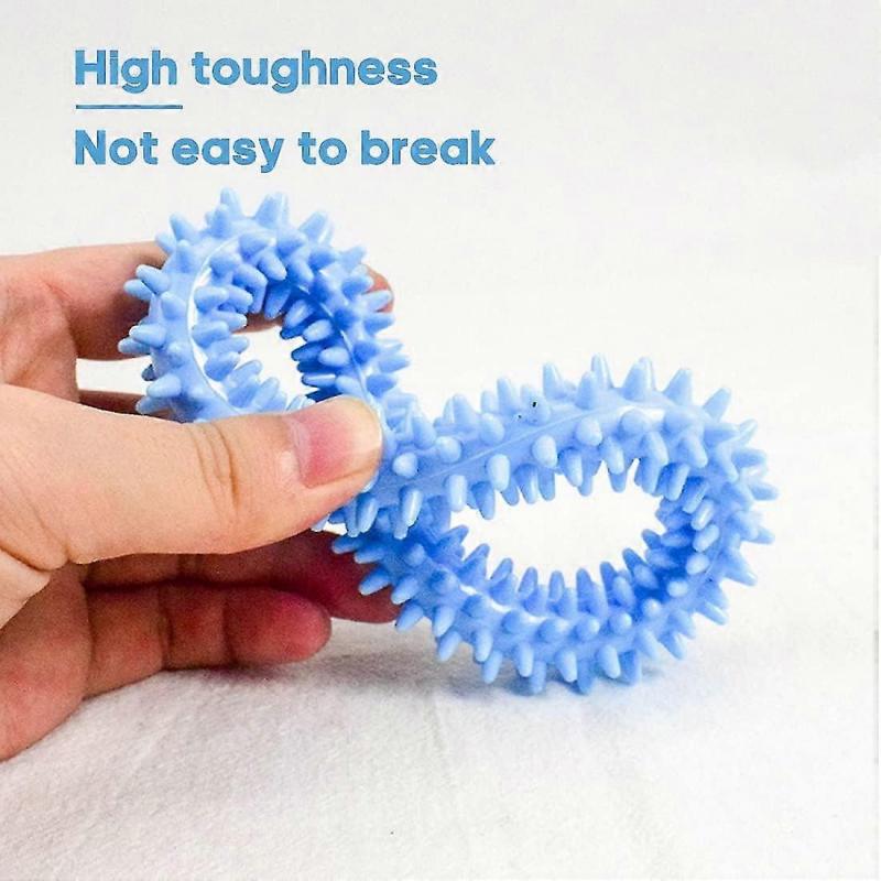Puppy Chew Toys 360 Ring Cleans Teeth And Soothes Itching Rubber For Oral Health Dental Inter Chew Toy Tw