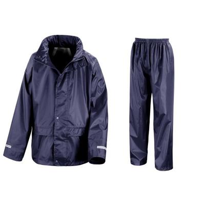 Result Core Childrens/Kids Unisex Junior Rain Suit Jacket And Trousers Set